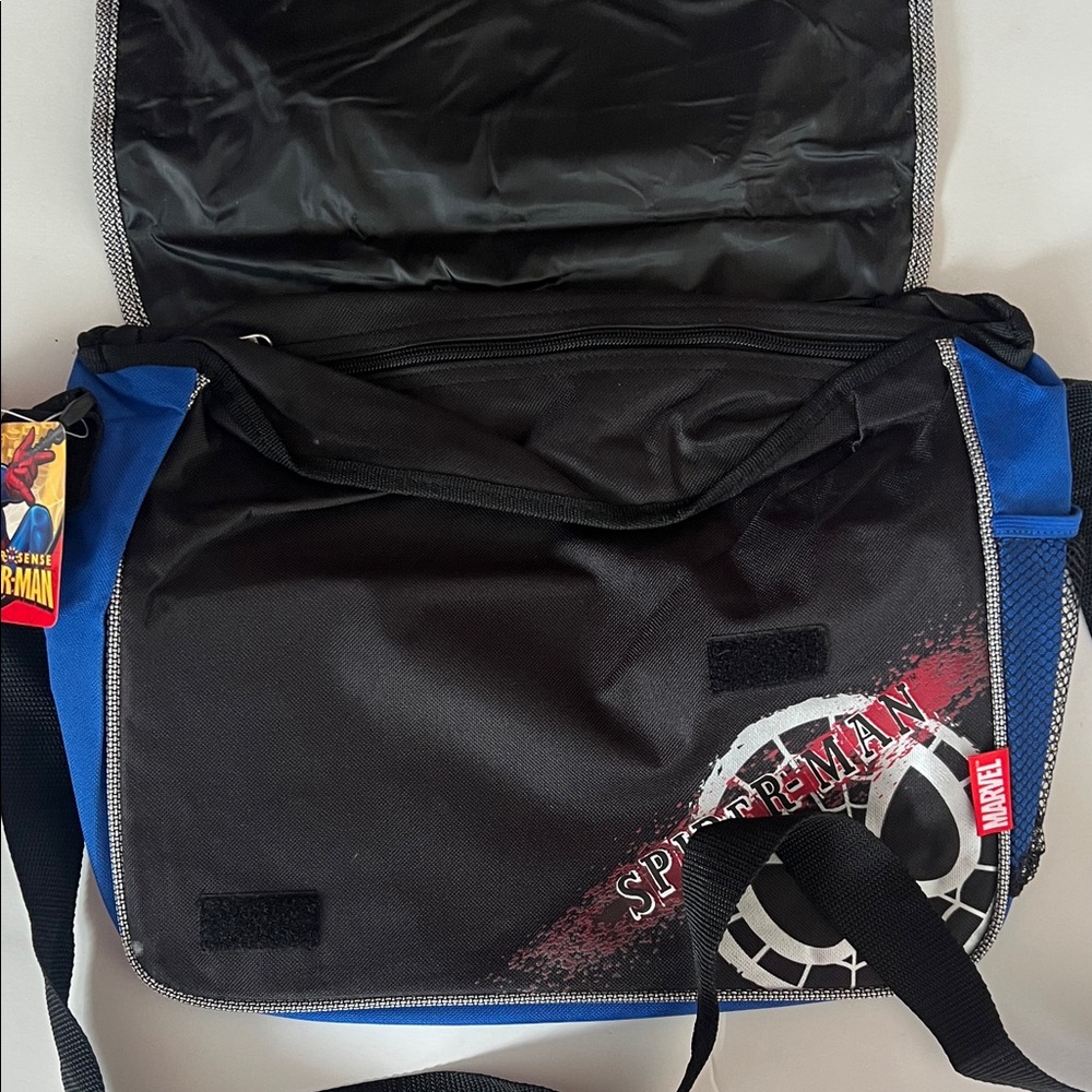 Marvel Spider-Man Black and Blue Messenger Bag - Picture 2 of 3